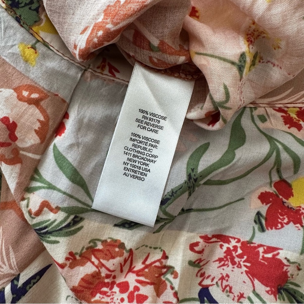 Tahari Patchwork Cottagecore Floral A-Line Skirt - Picture 10 of 14